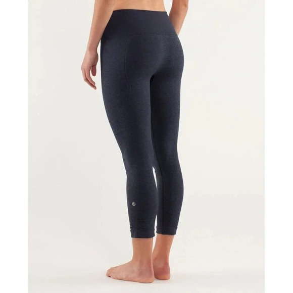 Lululemon Ebb And Flow  Crop Ii Inkwell Leggings - Picture 2 of 8